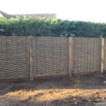 Hazel fence panels